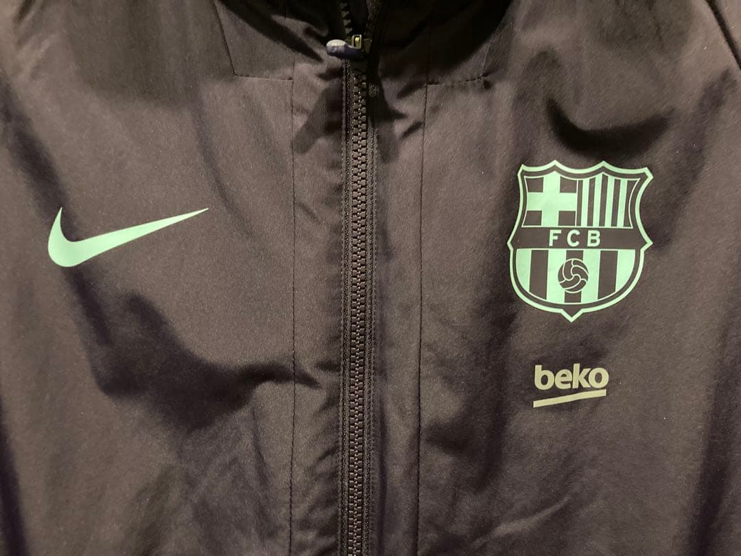 Nike FC Barcelona ベンチコート ダークパープル 紫 バルセロナ