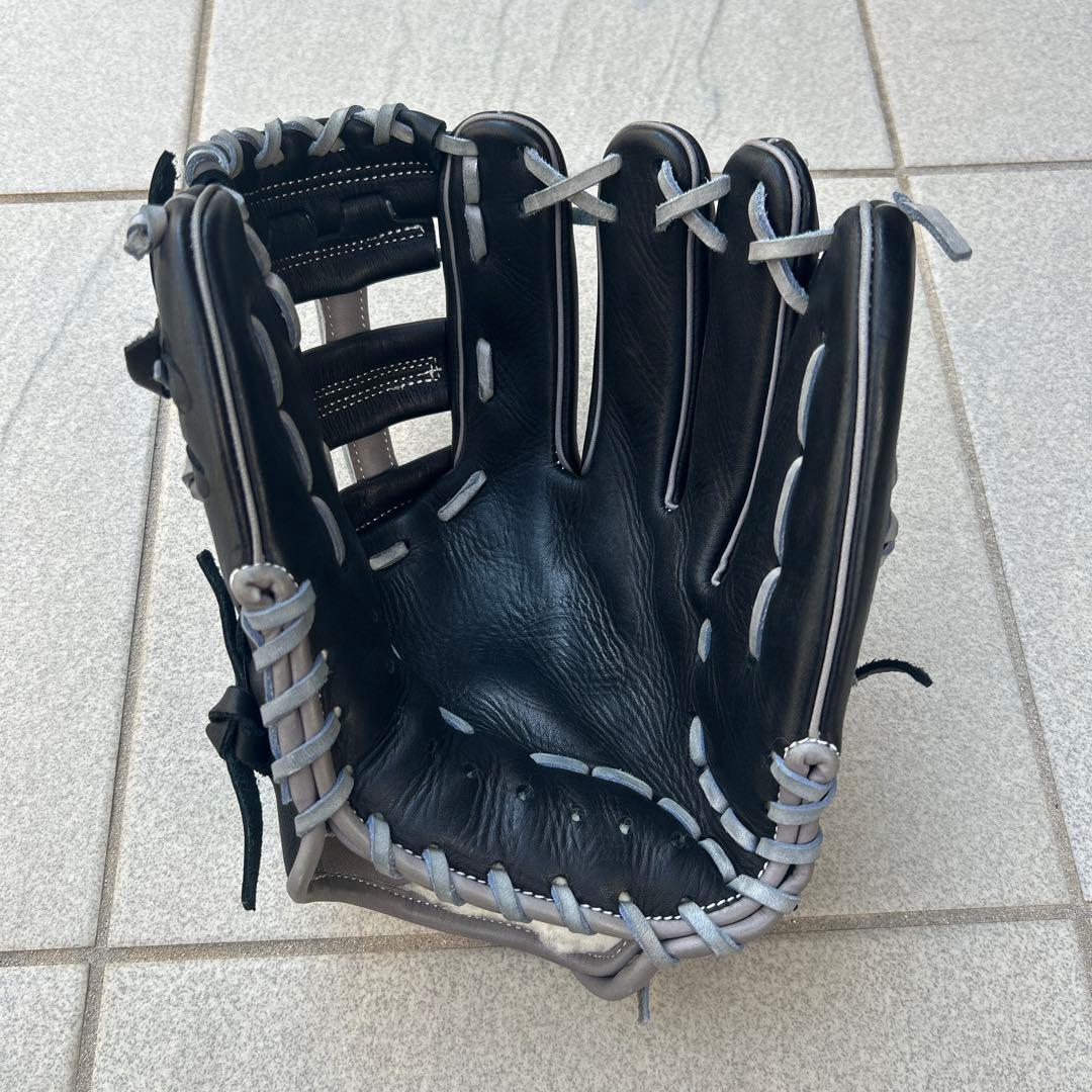 KUBOTA SLUGGER 軟式グローブ ブラック/グレー