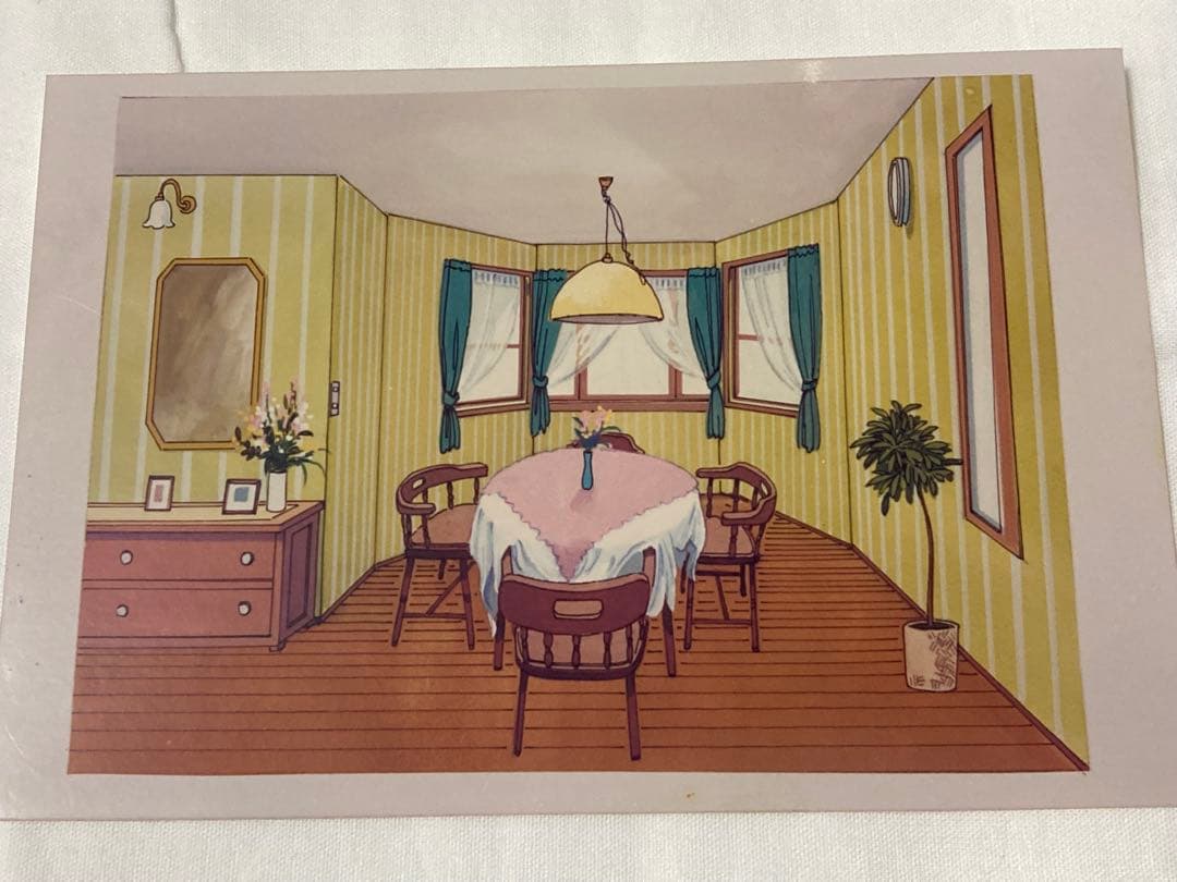 当時物 どろろんぱっ 設定資料 写真 背景ボード セット売り 1990年代アニメ