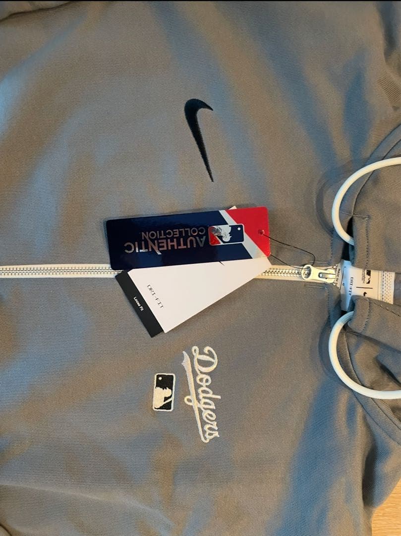 大谷翔平　ドジャース　パーカー　オーセンティック　NIKE Sサイズ