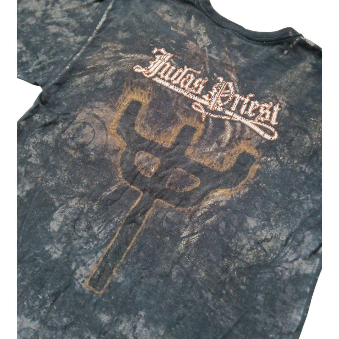 2000年代 ジューダスプリースト 総柄 Tシャツ Мサイズ