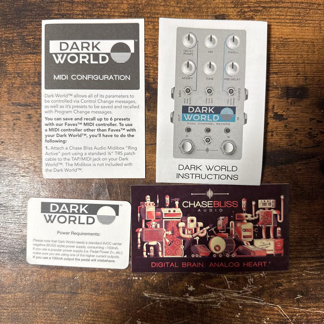 Chase Bliss Audio Dark World リバーブ 美品
