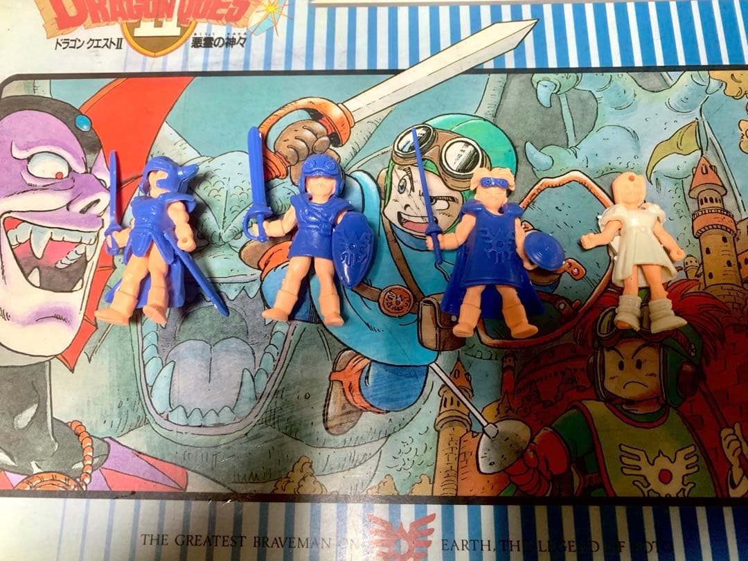 ドラゴンクエスト　クロスアップ　消しゴム　５体　希少　当時品