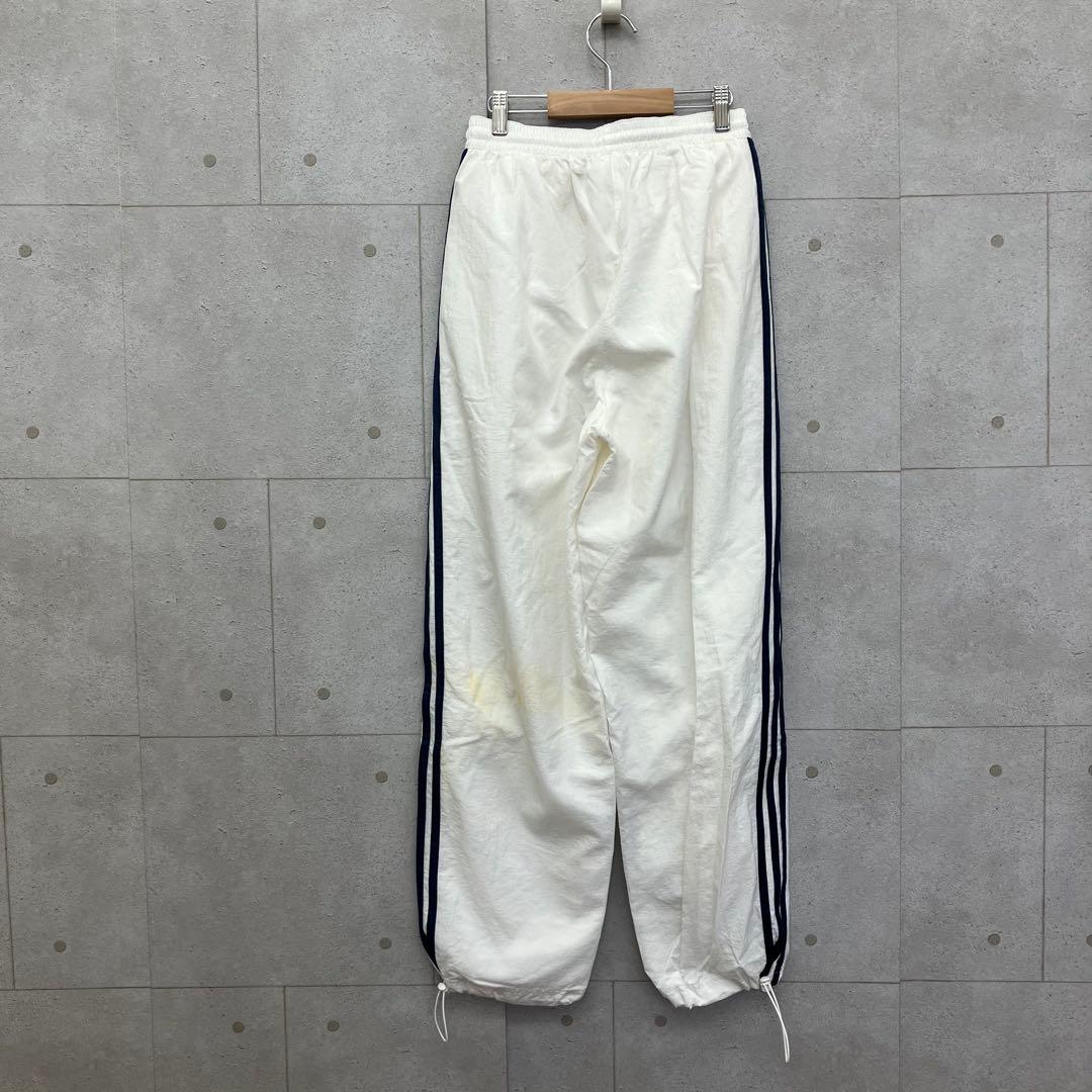 adidas アディダス トラックパンツ ドローコード付き ホワイト