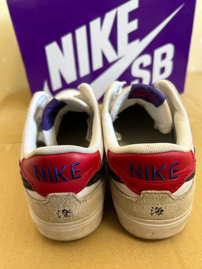 NIKE SB スニーカー ホワイト/レッド/ブラック