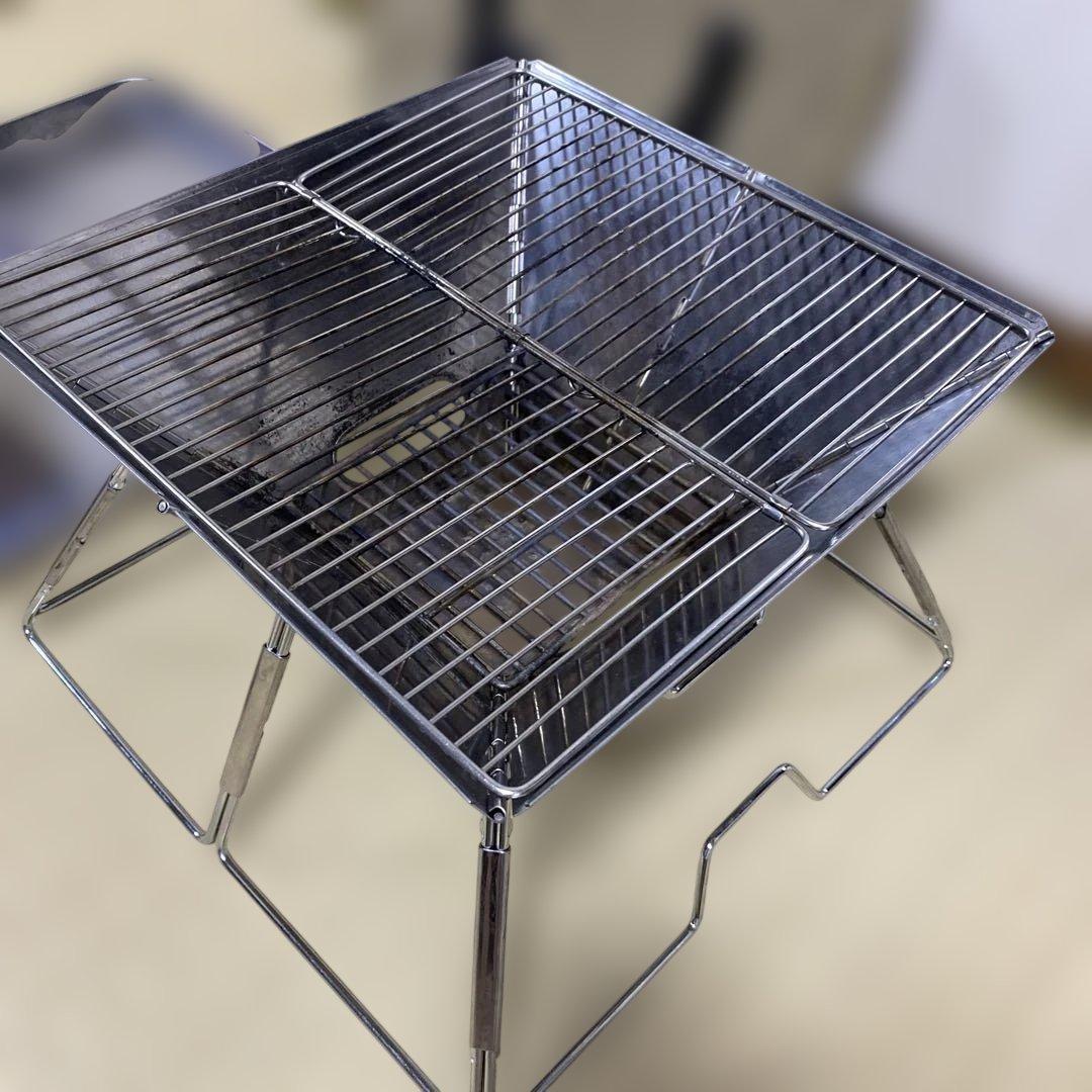 キャンプ用品　コンパクト　バーベキューBBQ 折りたたみ　グリル　小さいサイズ