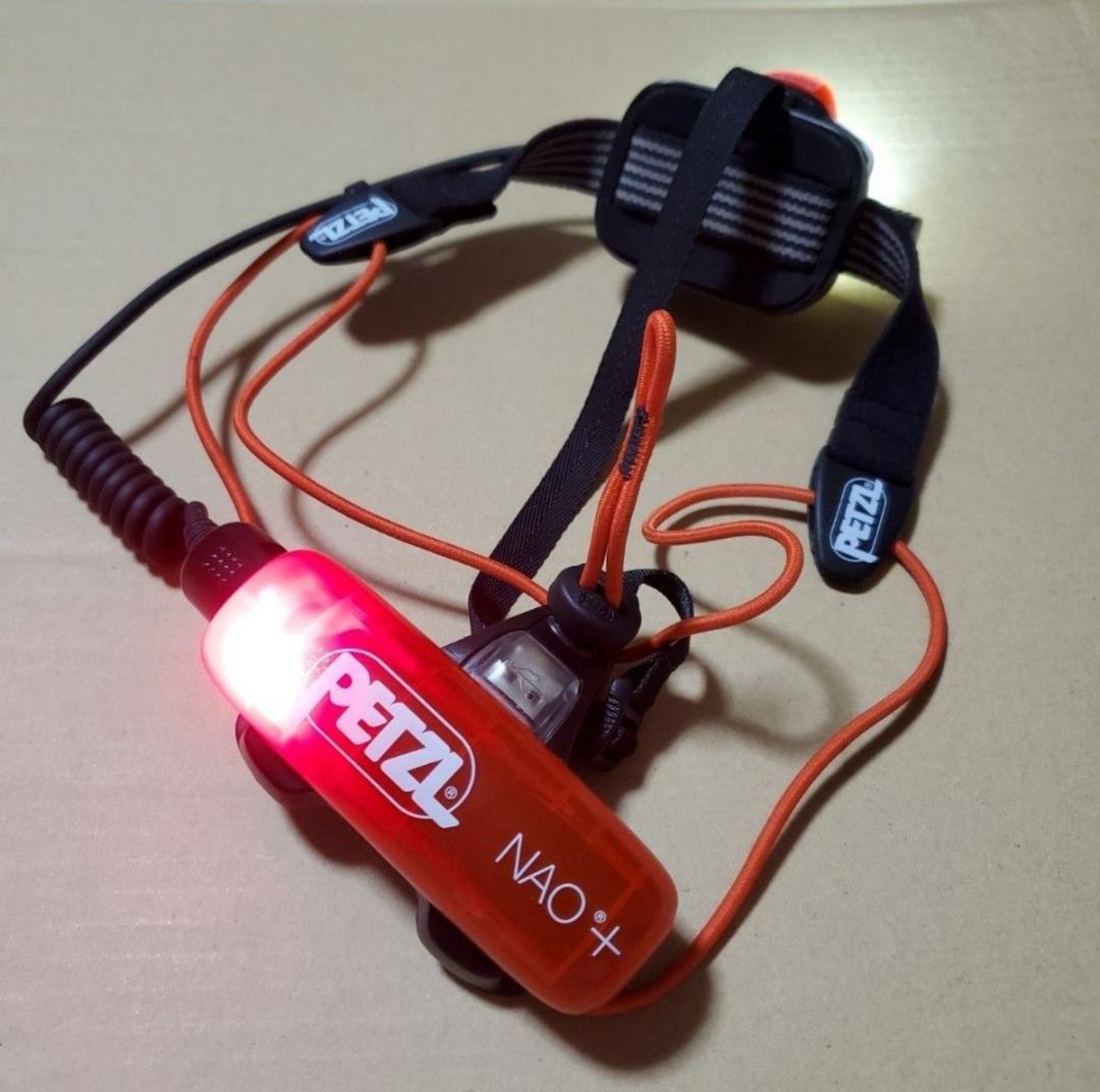 中古 petzl NAO+ 750ルーメン ペツル ヘッドランプ ヘッドライト