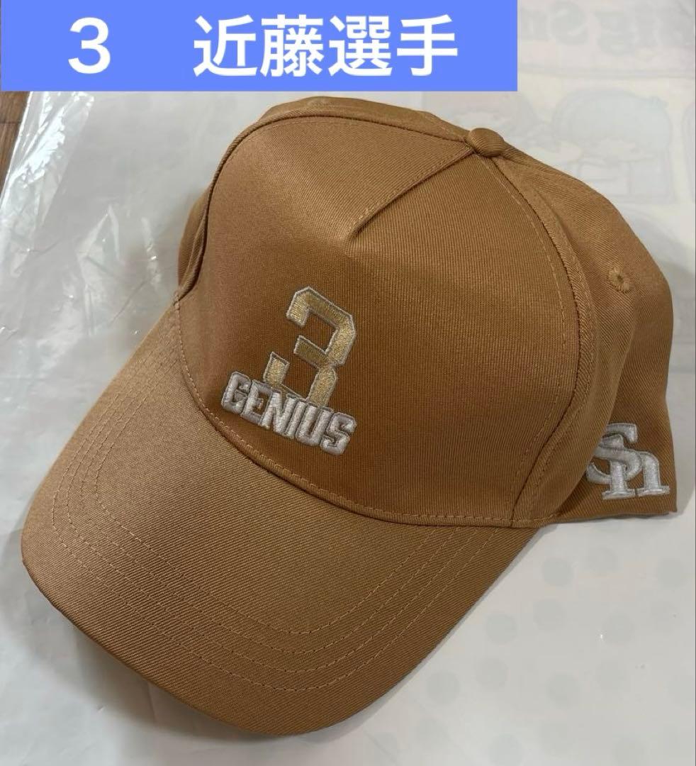 非売品）ソフトバンクホークス　野球の日キャップ 3つセット