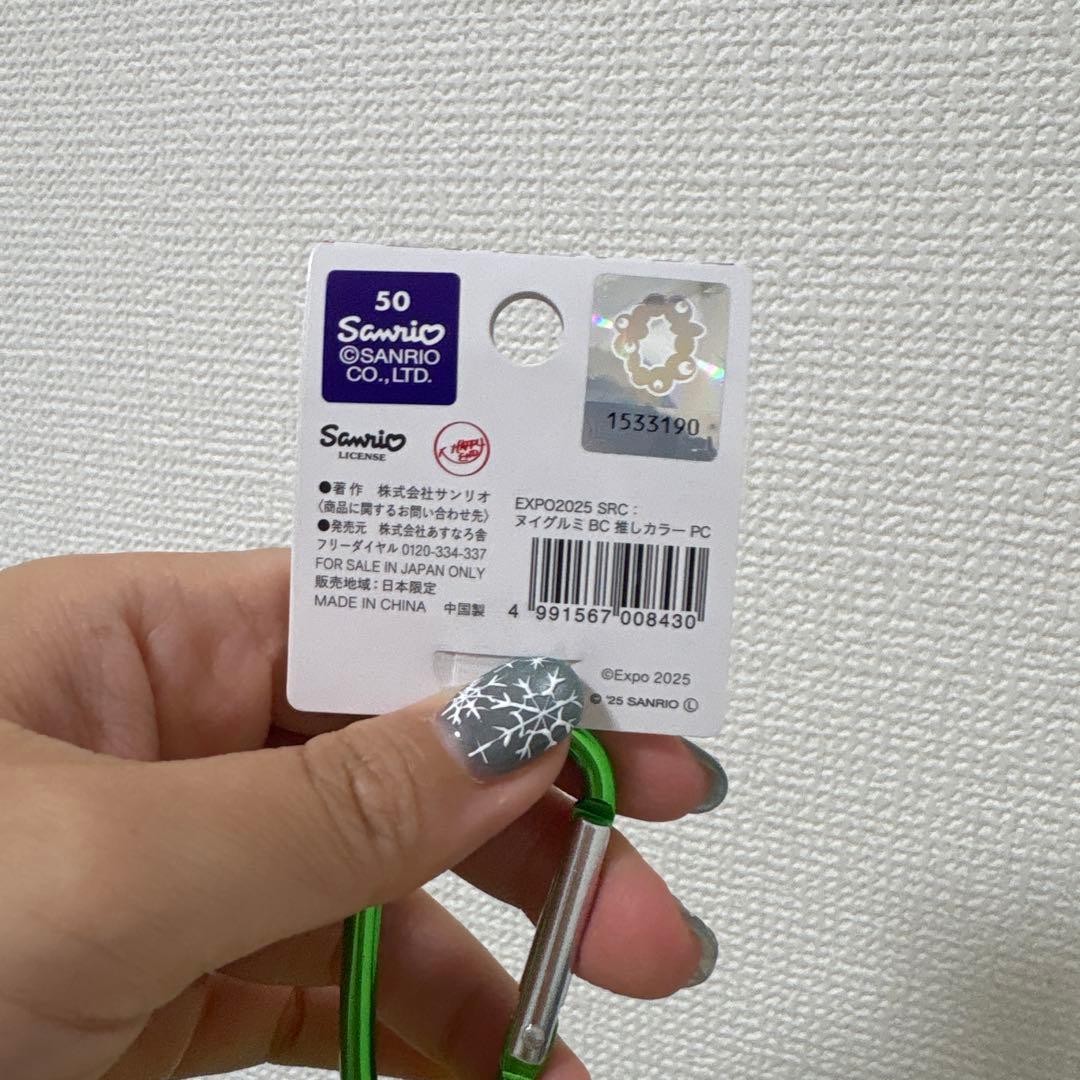 サンリオミャクミャク⭐︎推しカラーポチャッコ⭐︎カラビナ付きキーホルダー