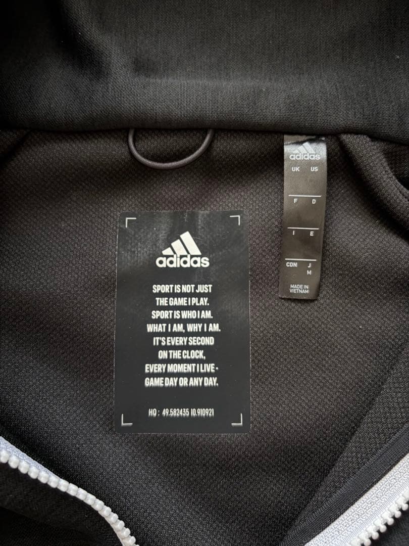 adidas ジャージ上下セット 黒
