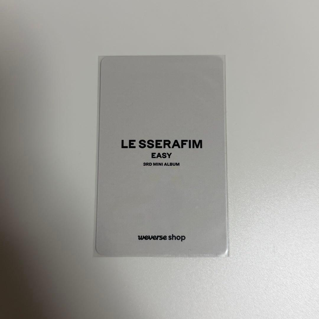 LE SSERAFIM ルセラ EASY カムバショーケース トレカ ウンチェ