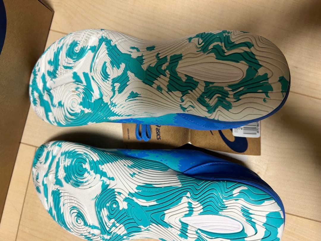 asics TORQUE8 サッカー 27.5 ブルー　フットサルシューズ