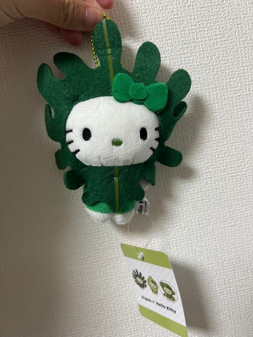万博日本館限定藻類キティ ぬいぐるみホルダー2個セット