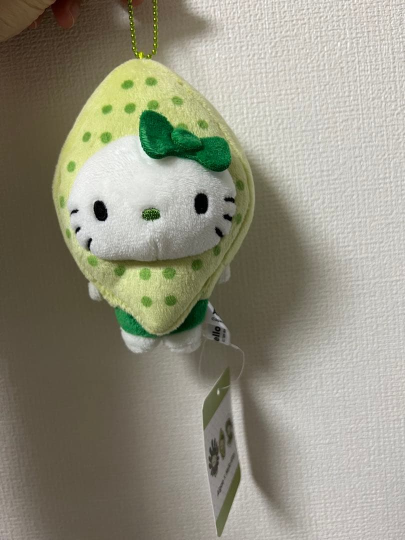 万博日本館限定藻類キティ ぬいぐるみホルダー2個セット