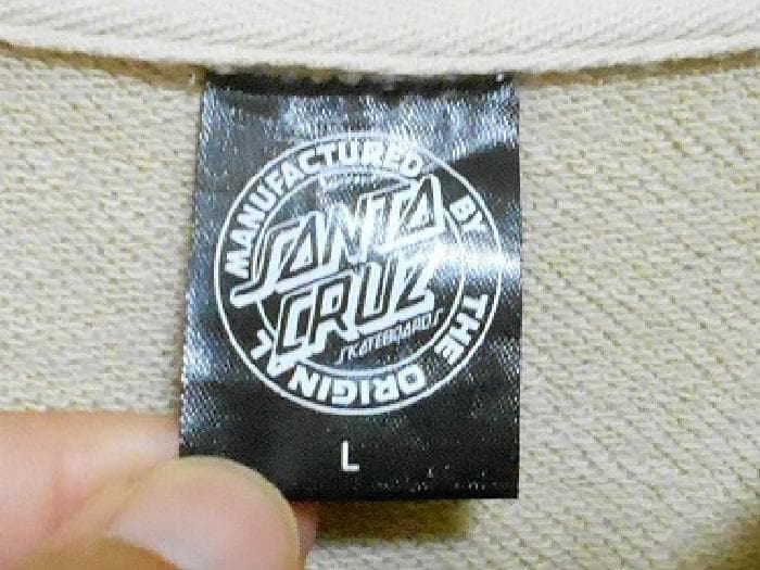 SANTA CRUZ サンタクルーズ スクリーミングハンド+ロゴ重ね スウェット