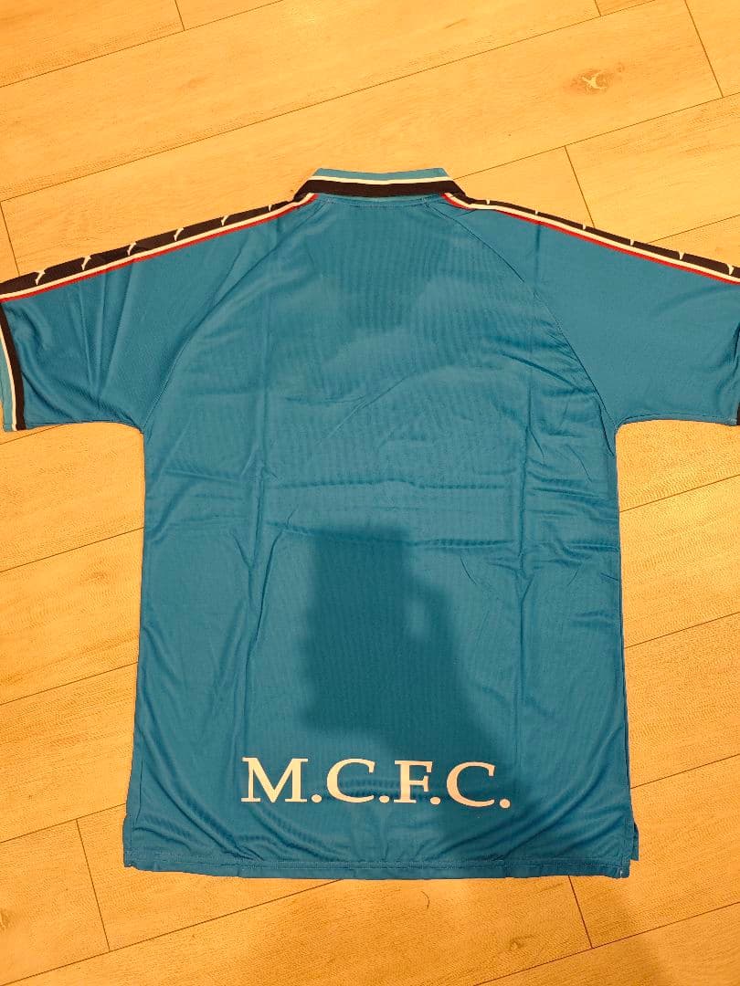 97-99 KAPPA マンチェスターシティ 水色 半袖 レトロ XL