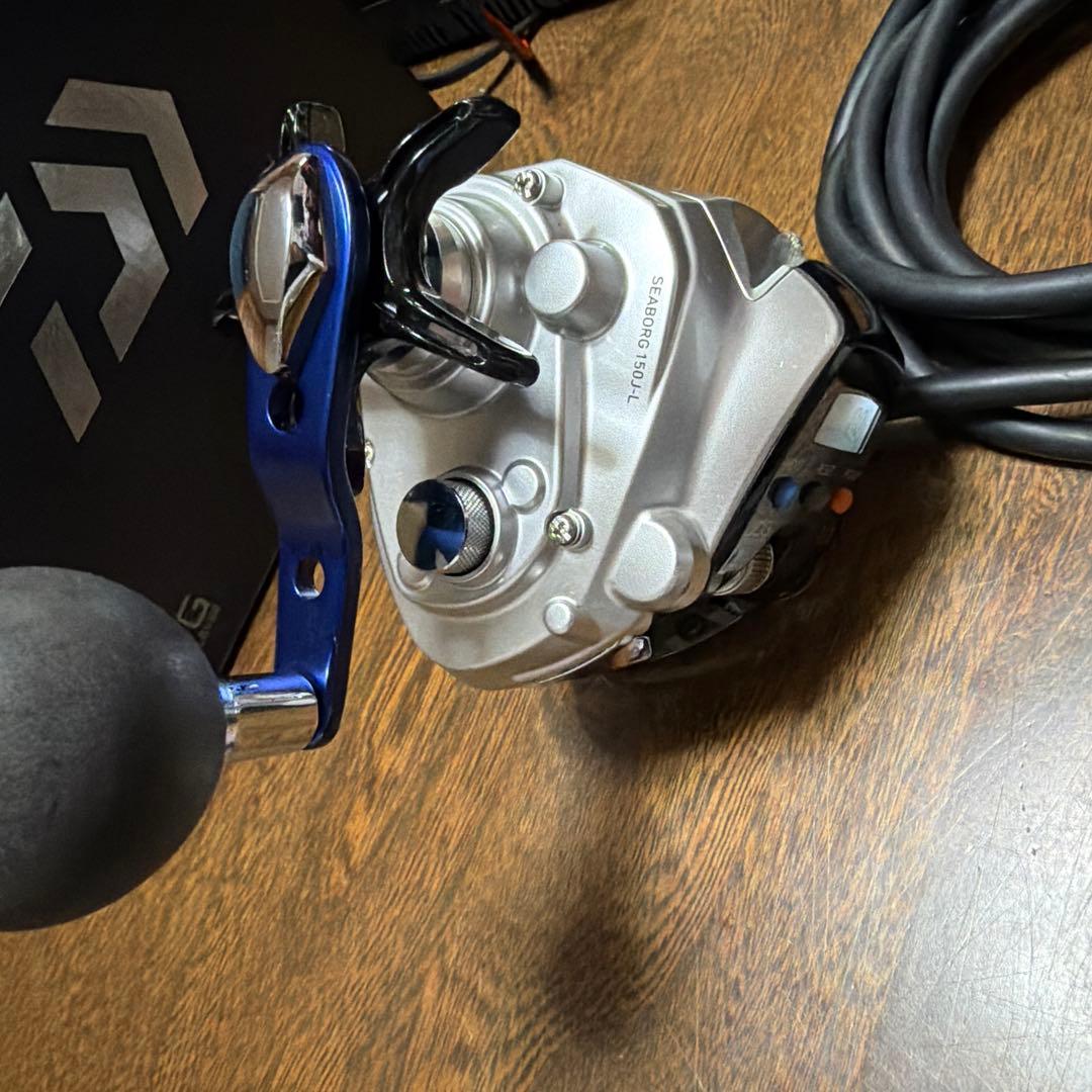 【美品】ダイワ シーボーグ 150J-L 左ハンドル バッテリー&充電器セット