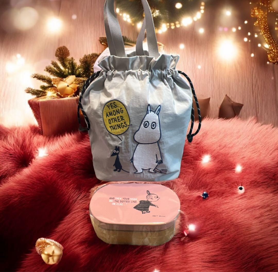 ムーミン♡ランチトートバッグ＆お弁当箱セット☆新品