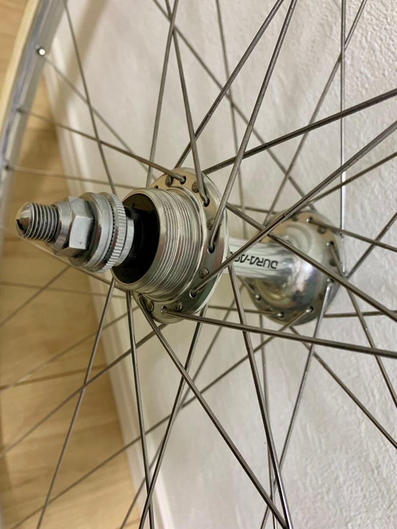 競輪ホイール　DURA-ACE ARAYA GOLD 完組ホイール 後輪