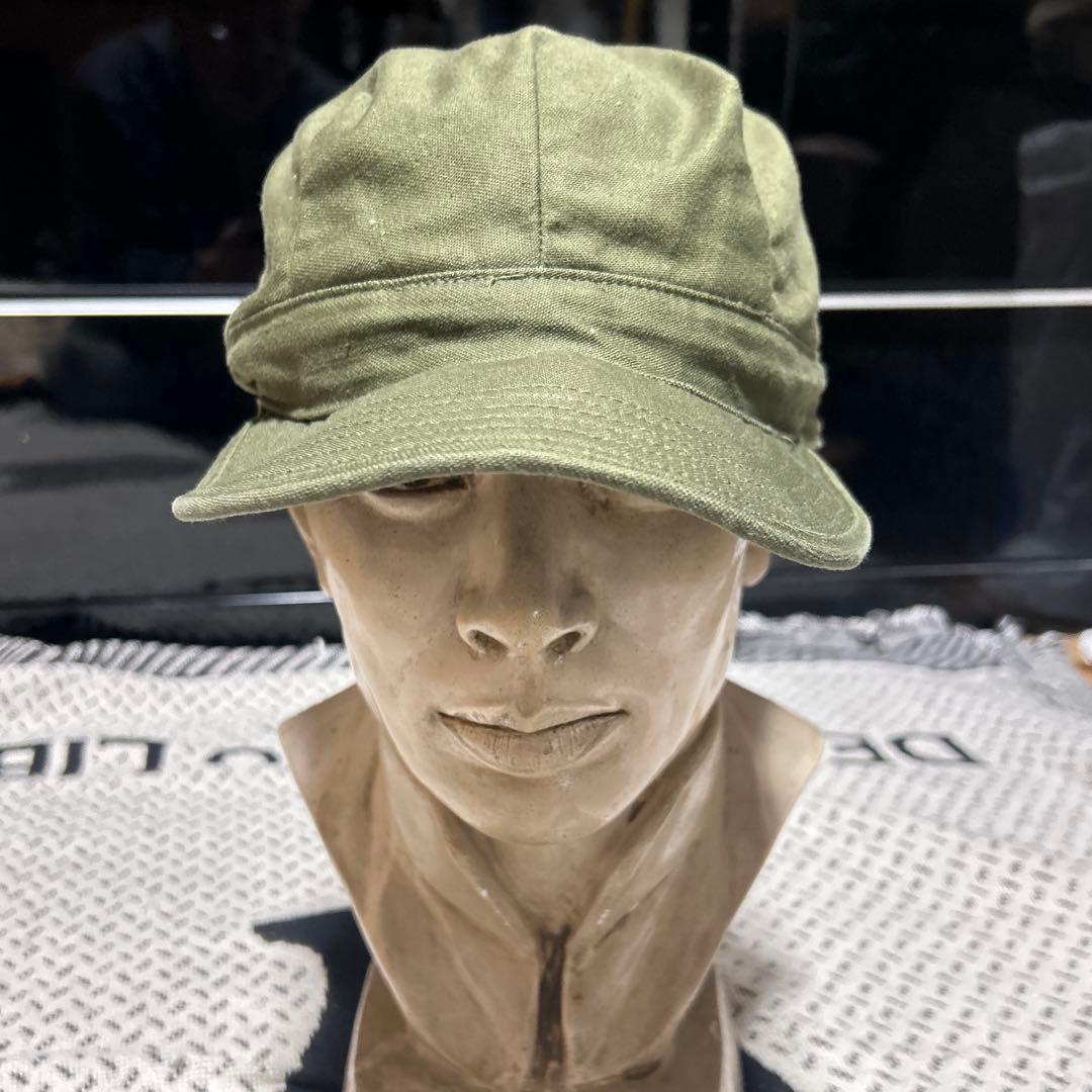 米軍実物 ナム戦 ユーティリティキャップ 62年 7 1/4 OG107 レア