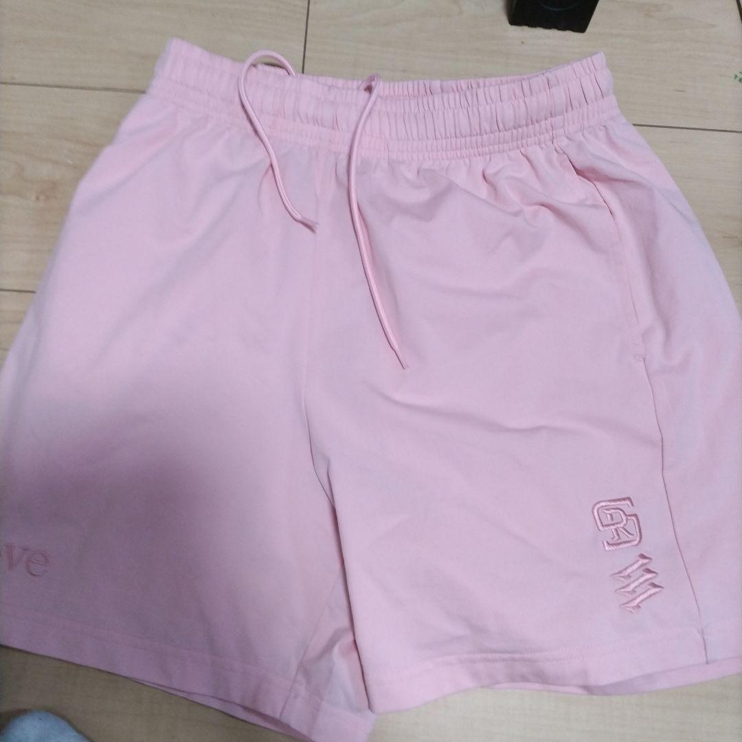 EGOZARU 瀬川りくシグネチャー　プローブピンク M バスケットボールパンツ