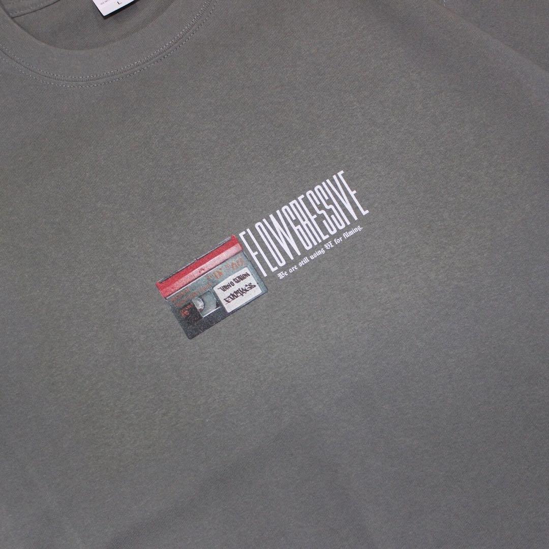 スケートボード FLOWGRESSIVE DV TAPE S/S TEE LT.GREEN