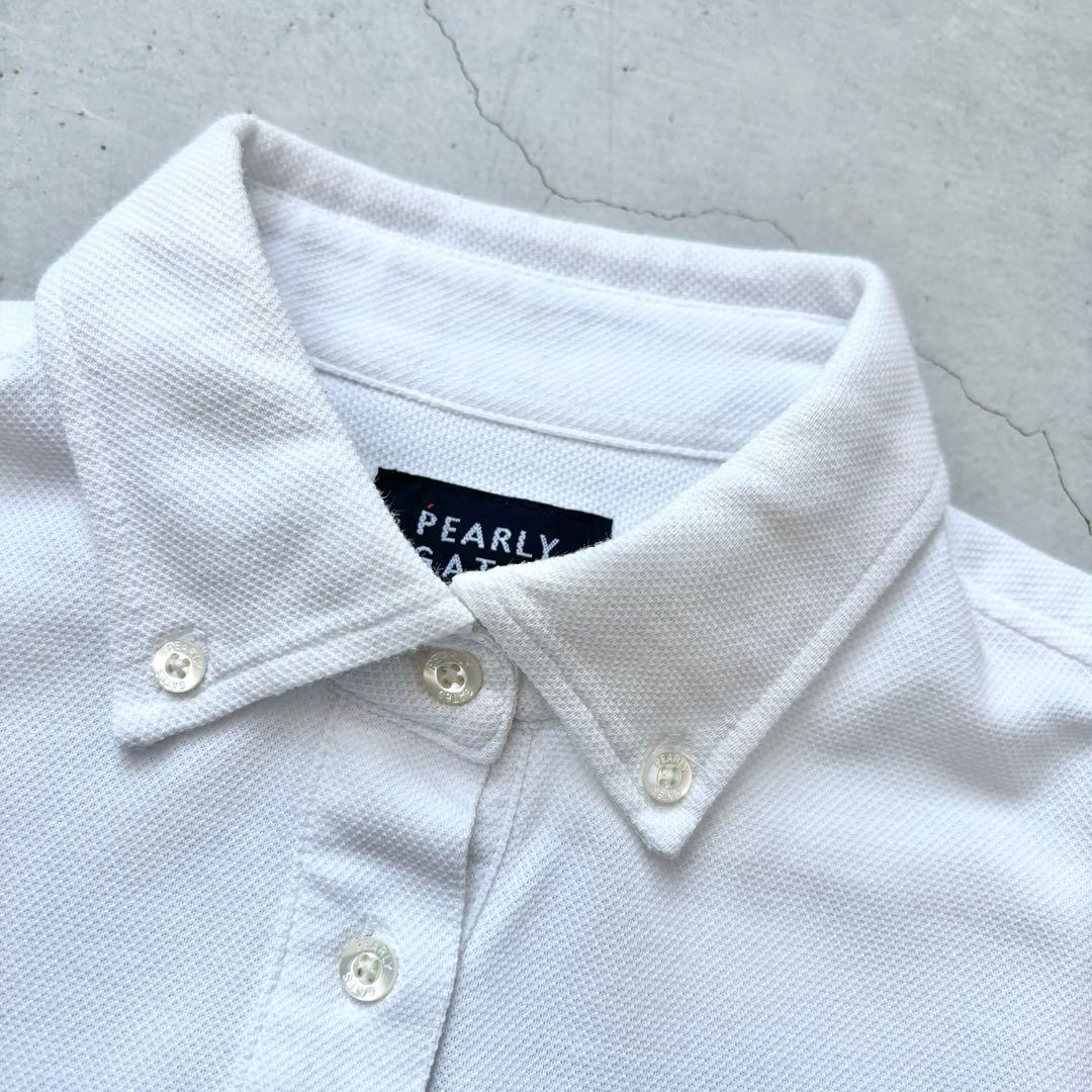 【美品】PEARLY GATES 30周年 ボタンダウン 長袖シャツ サイズ0