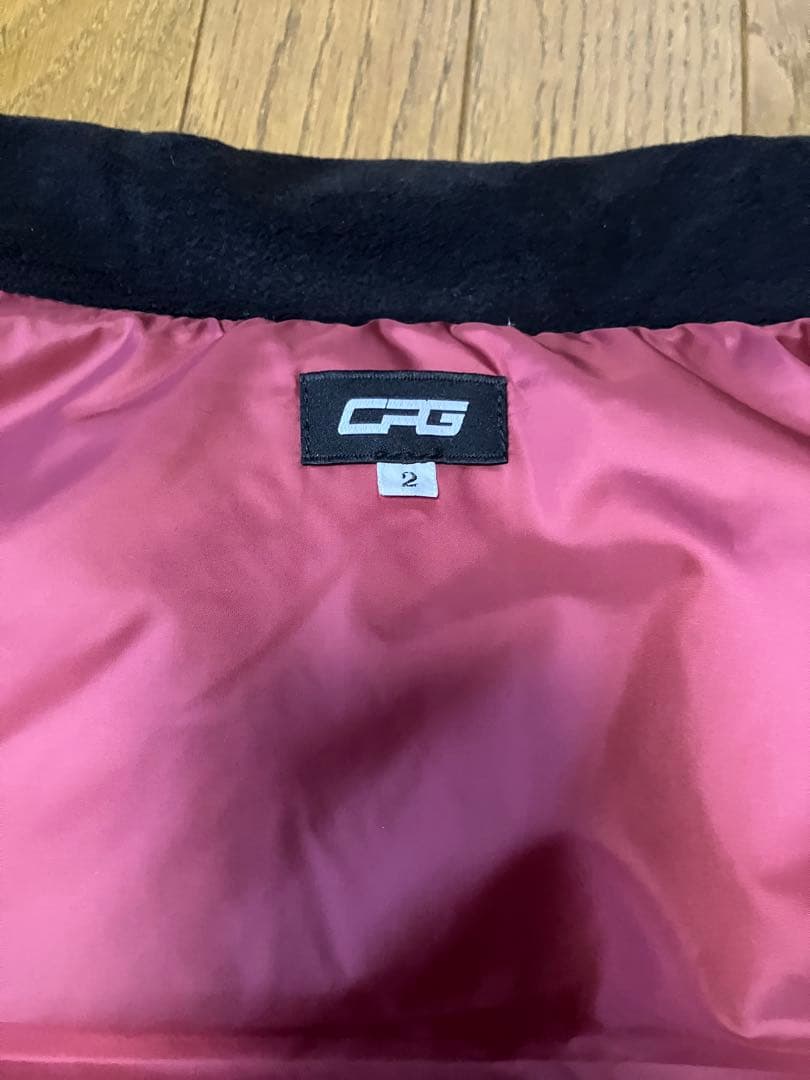 【CPG GOLF】シームレス ダウンベスト｜ジオメトリック総柄｜サイズ2｜美品