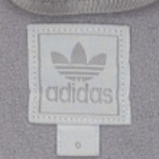adidas トラックジャケット ATP 大きめ グレー✕イエロー ノーカラー