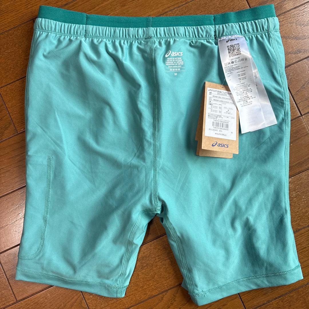 【新品】アシックス　ランニングパンツ　ROAD 2N1 5IN SHORT M