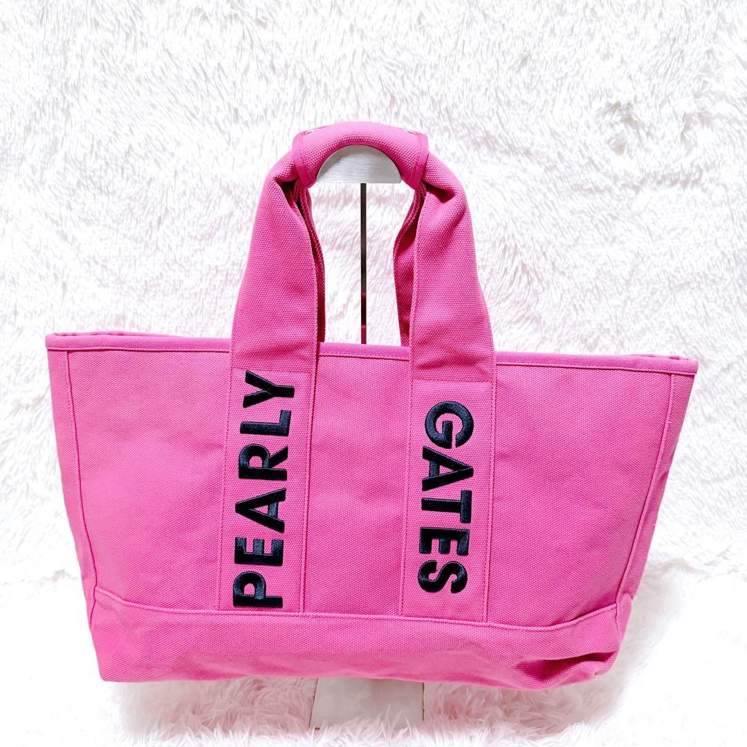 ✨美品✨PEARLY GATES ロッカーバッグ ピンク ゴルフ 大容量