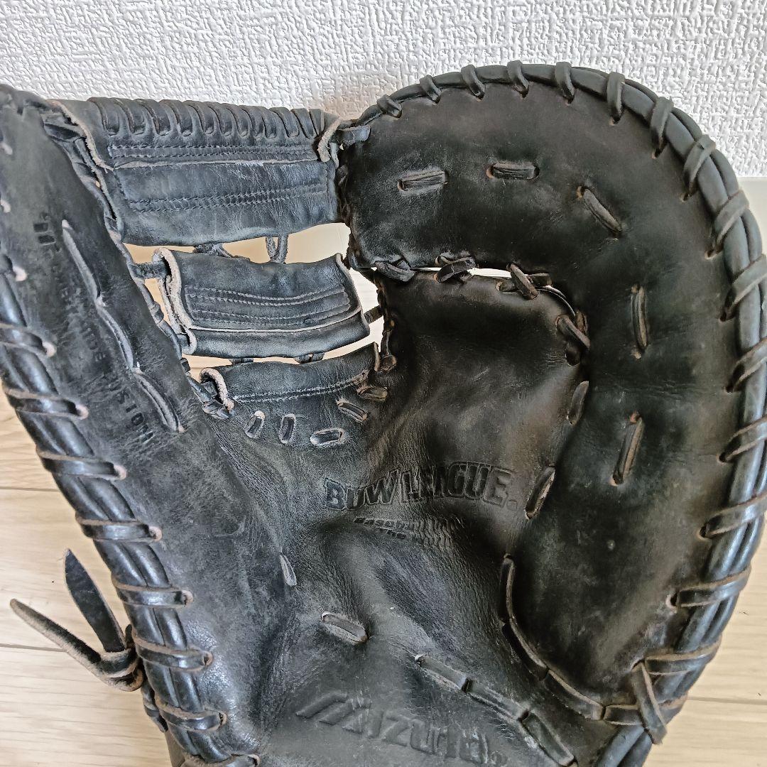 MIZUNO　軟式用　ファーストミット　ミズノ 日本製 赤ビュー Mラベル