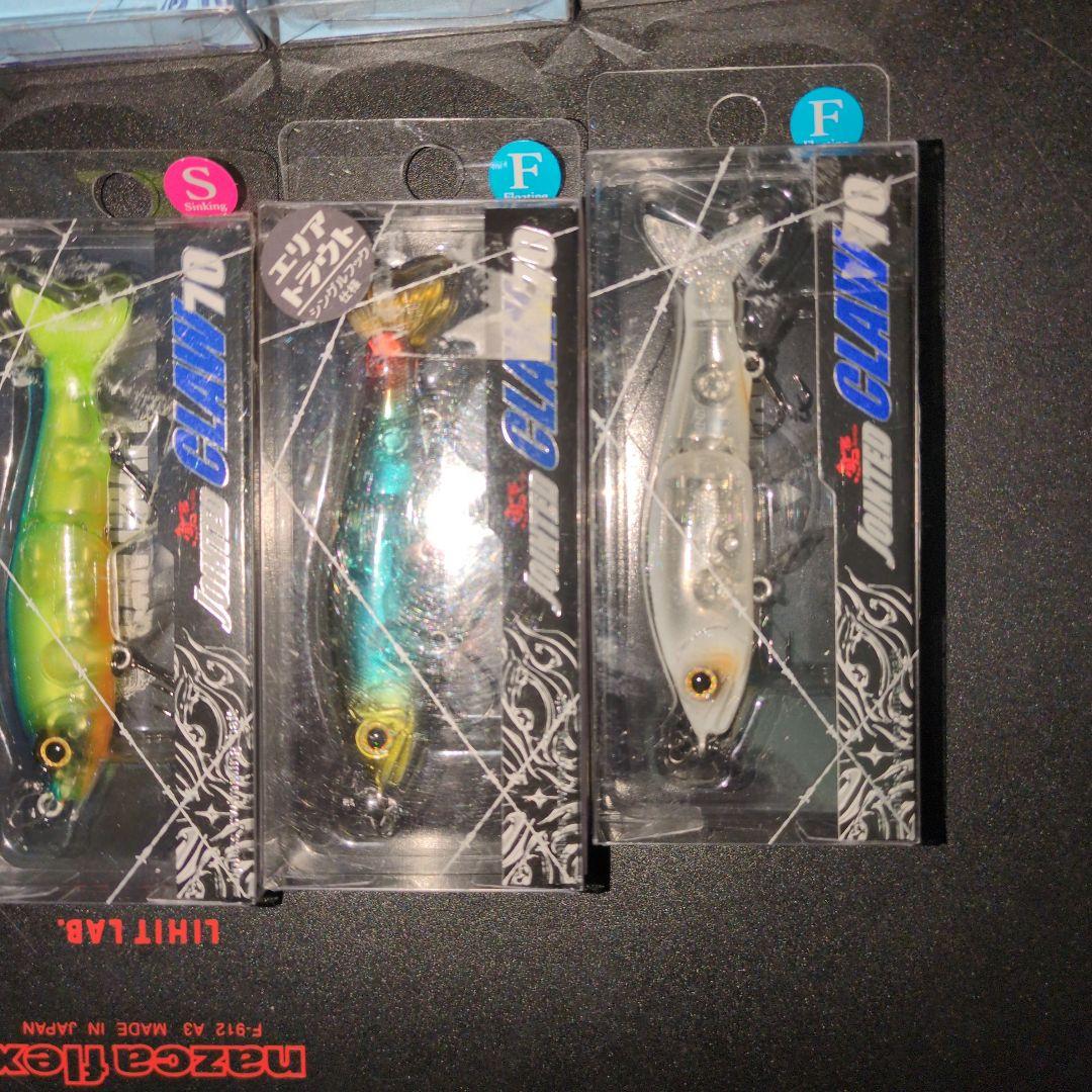 JOINTED CLWA７０ジョインテッドクロー７０ ミノー・プラグ ８個セット