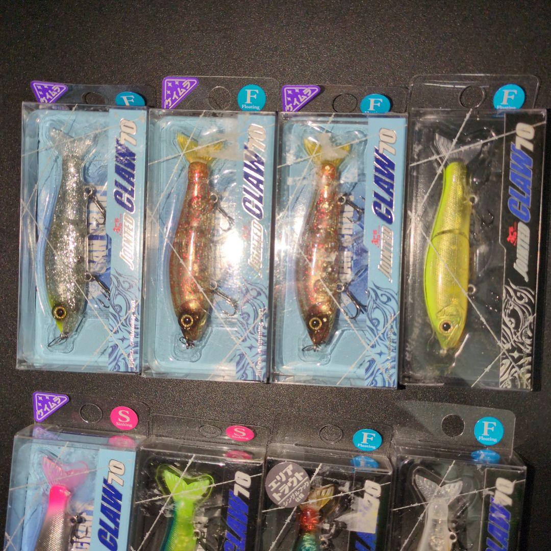 JOINTED CLWA７０ジョインテッドクロー７０ ミノー・プラグ ８個セット