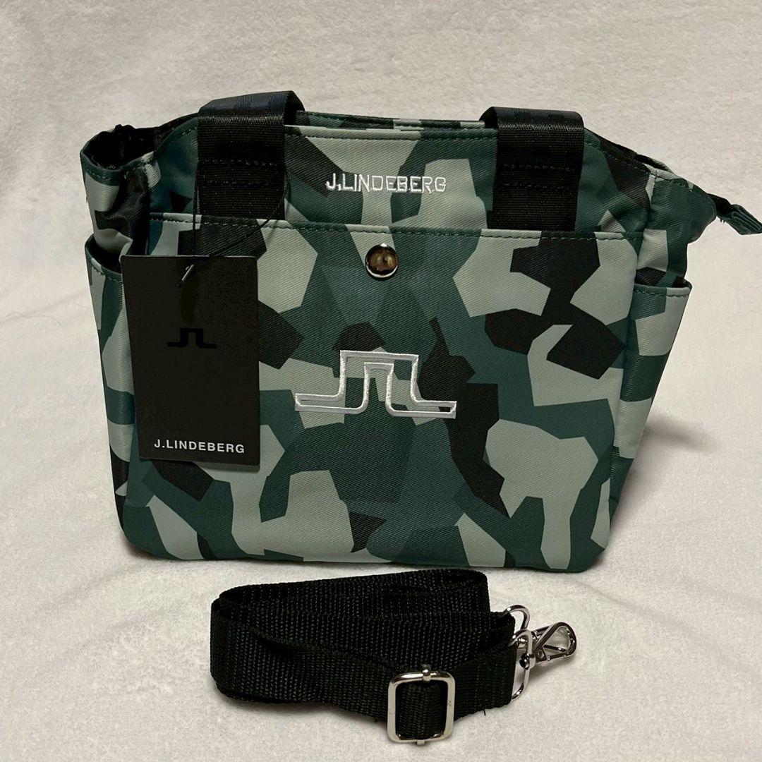 新品　J.LINDEBERG ゴルフ　カートバッグ　ラウンドバッグ　カーキ