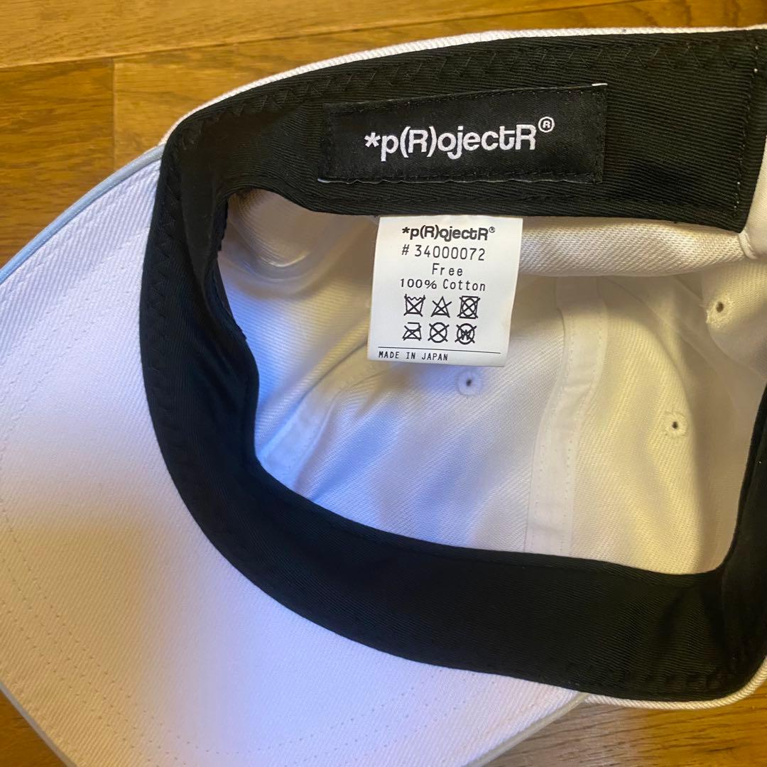 *p(R)ojectR® キャップ　ホワイト