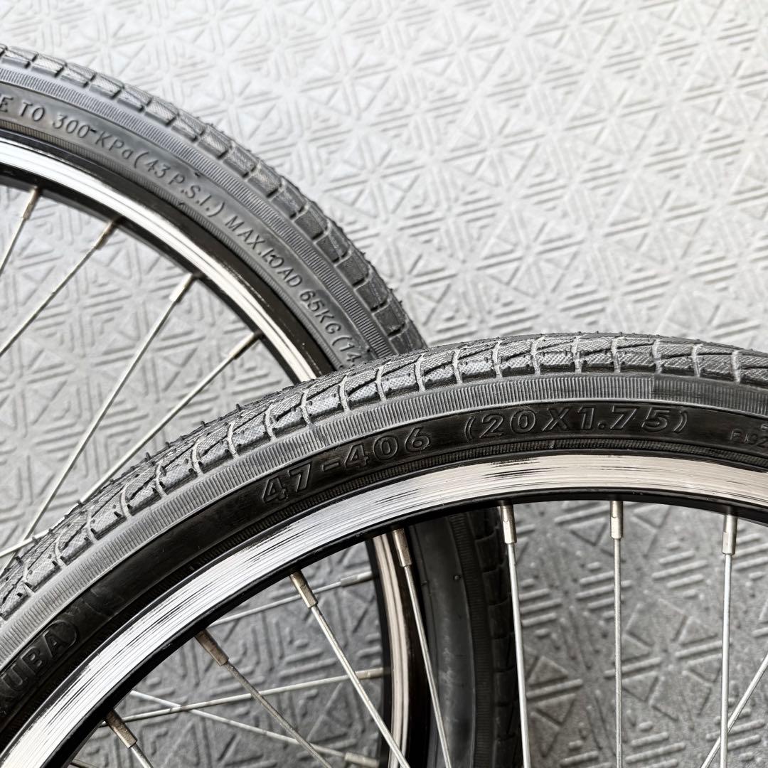中古 KUWAHARA KZ-01 純正 2018 BMX Wheel Set