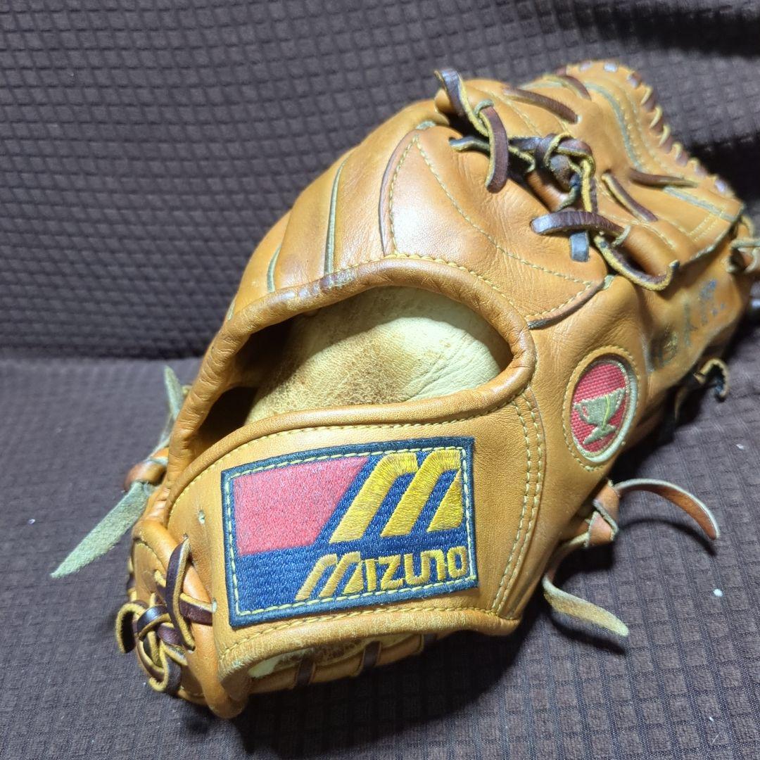 オールドMizuno ゴールデンカップ硬式グローブ 右投げ ブラウン