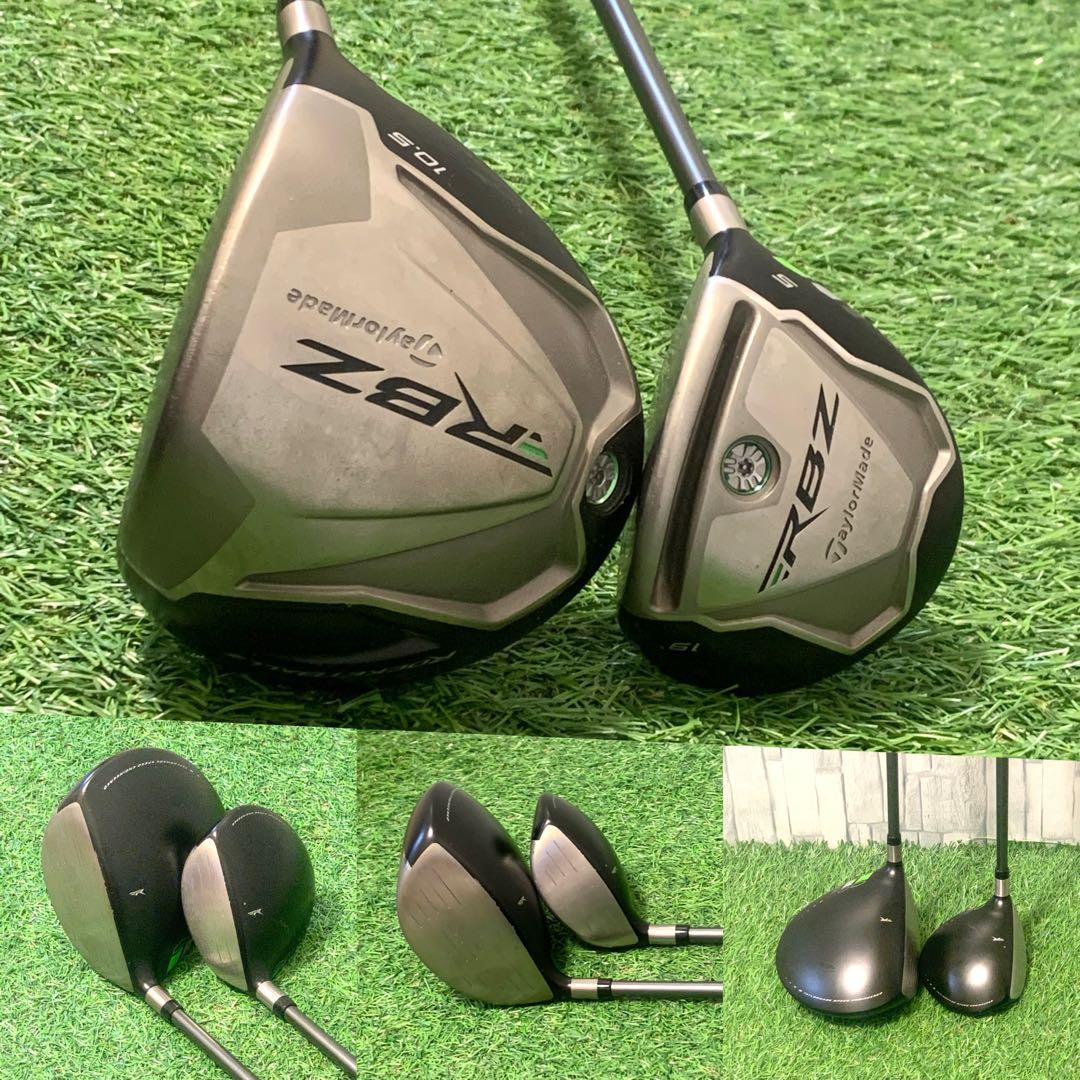 入手困難ウッド、希少CB、高級パター RBZ テーラーメイド メンズクラブセット