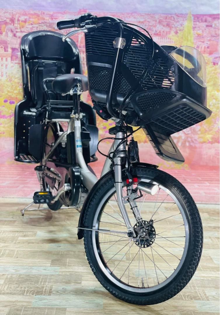 K2616 電動自転車ブリヂストン アンジェリーノ 子供乗せ 20インチ