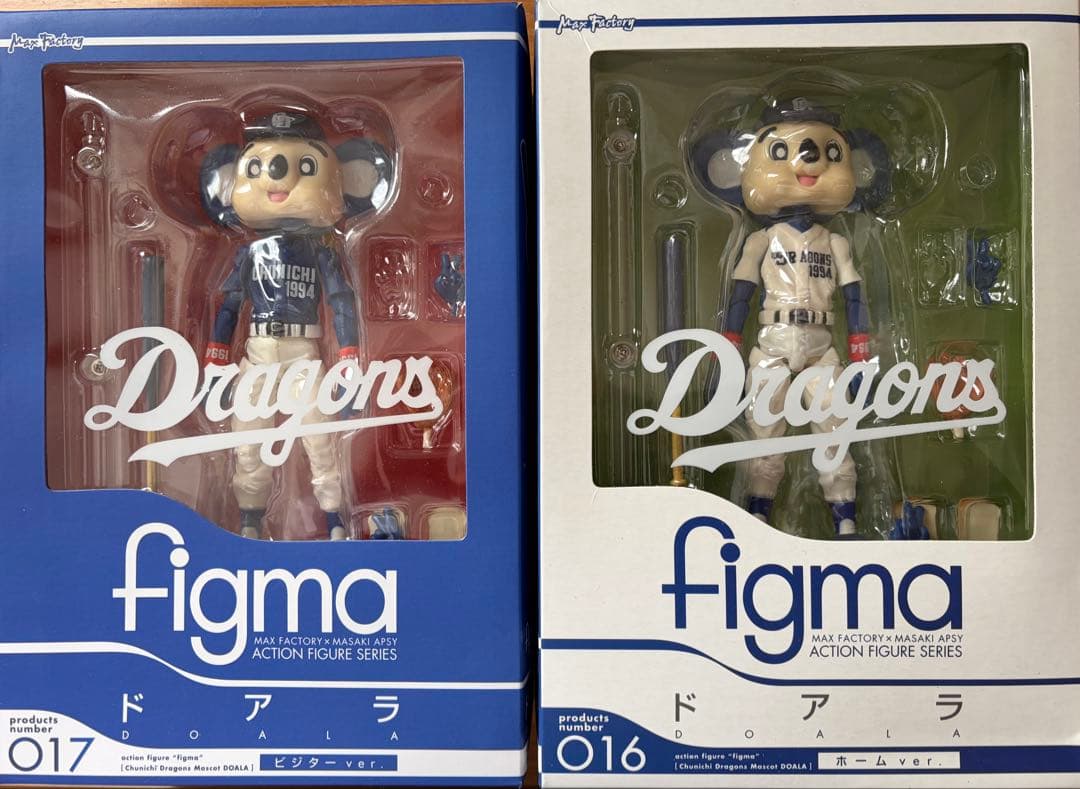 タイムセール　ドアラ figma ドラゴンズ ホーム&ビジター　2体セット