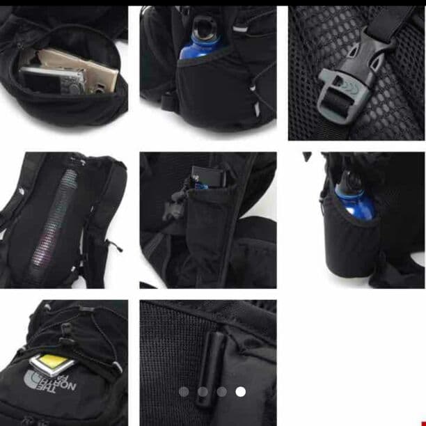 NorthFaceマーティンウイング（灰X赤）