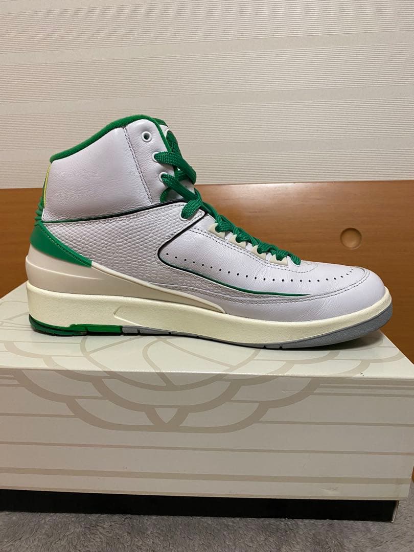 T*0様 NIKEエアジョーダン2ラッキーセイルグリーン