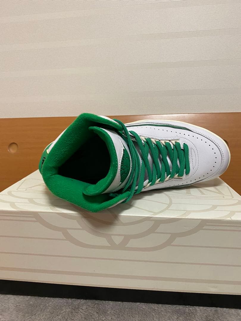 T*0様 NIKEエアジョーダン2ラッキーセイルグリーン