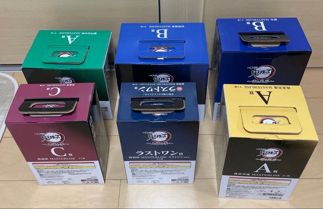 一番くじ 鬼滅の刃 〜上弦の参〜 〜雷の兄弟〜 上位賞 フィギュア6種セット
