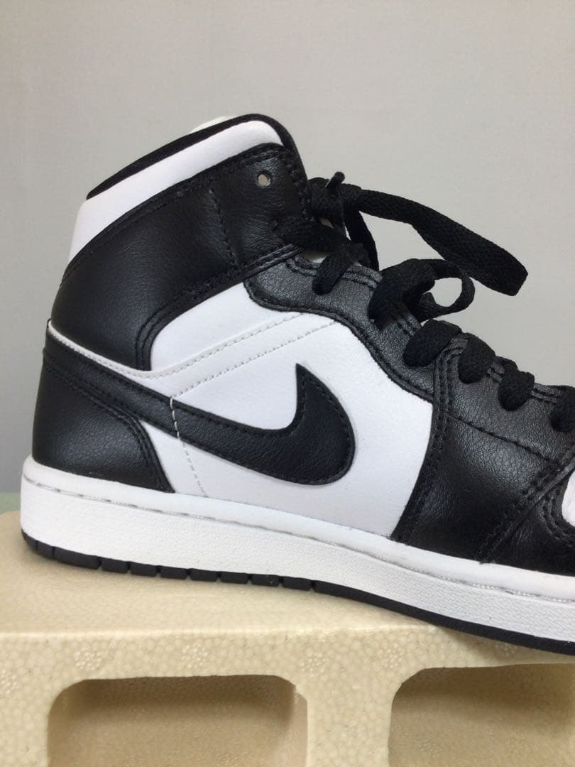 メンズバスケシューズ AIR JORDAN 1 MID WHITE/BLOCK