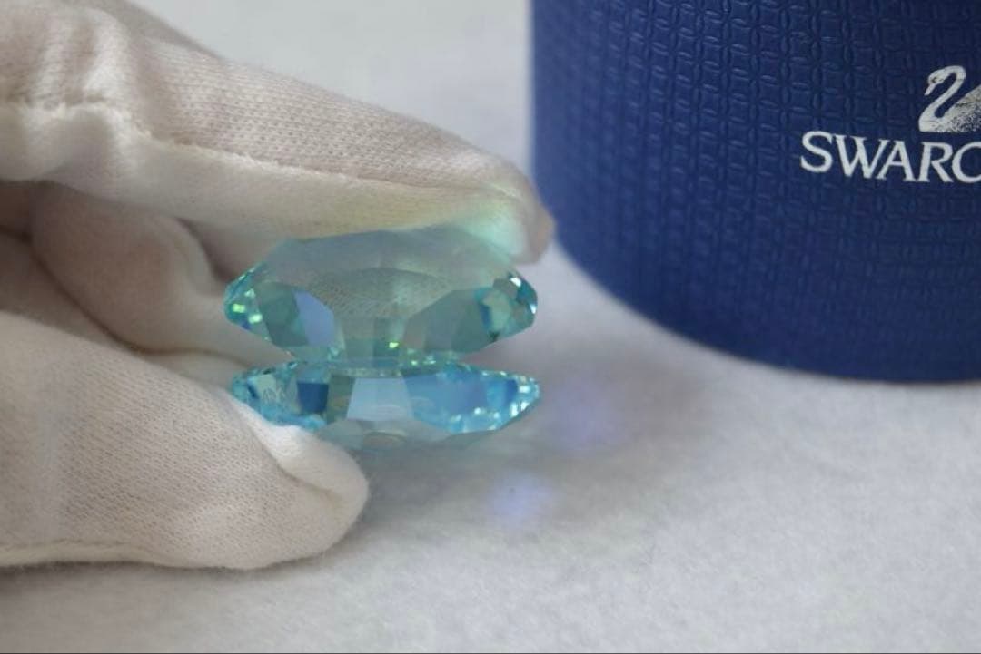 SWAROVSKI スワロフスキー シェル パール ブルー
