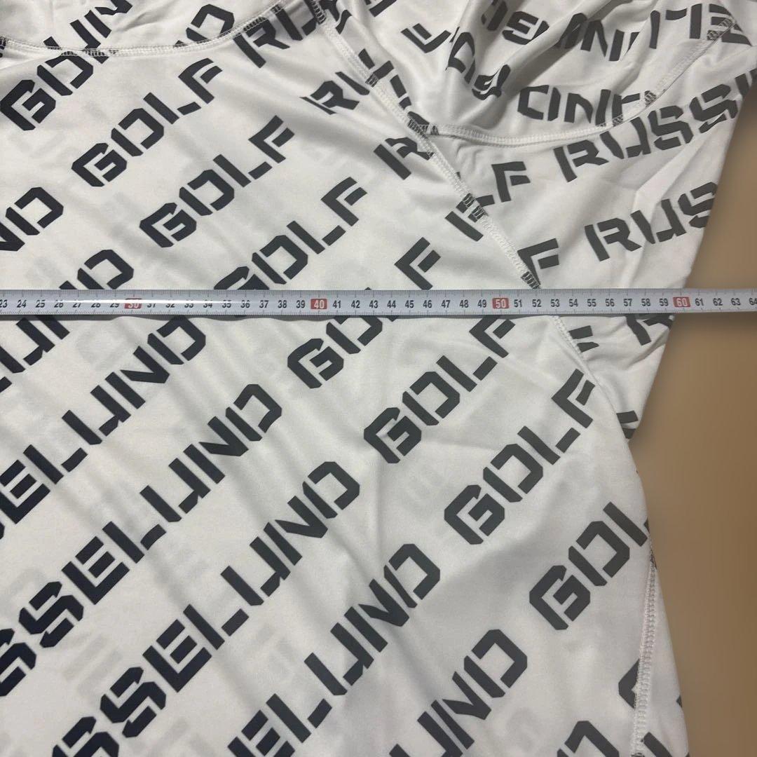 ★新品★ RUSSELUNO GOLF ハイネックシャツ ホワイト LL