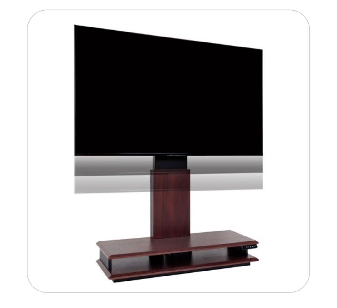 【配送対応可能】【美品】電動昇降TVスタンド イーライズ　YTS4065DK