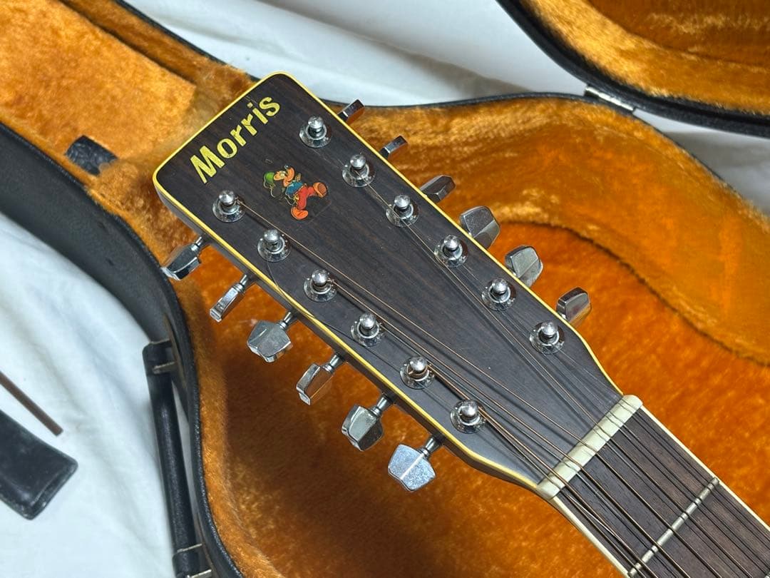 Morris 12弦ギター　B-30 保証書とハードケース付き1923-10-1